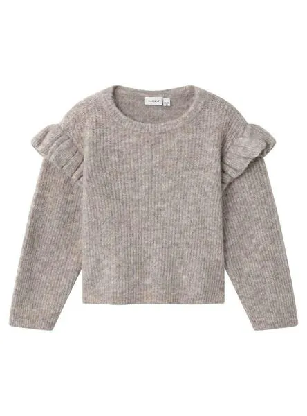 Jersey Name It Sollar Beige Melange Para Niña