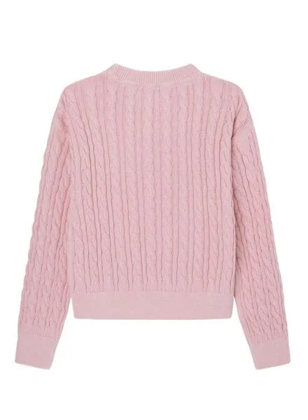 Jersey Pepe Jeans Cora Rosa para Niña
