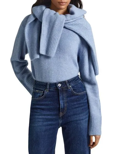 Jersey Pepe Jeans Denisse Azul Para Mujer