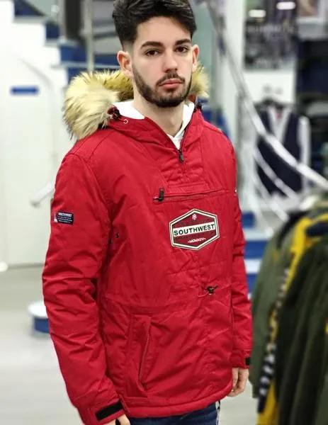kanguro southwest estocolmo roja para hombre
