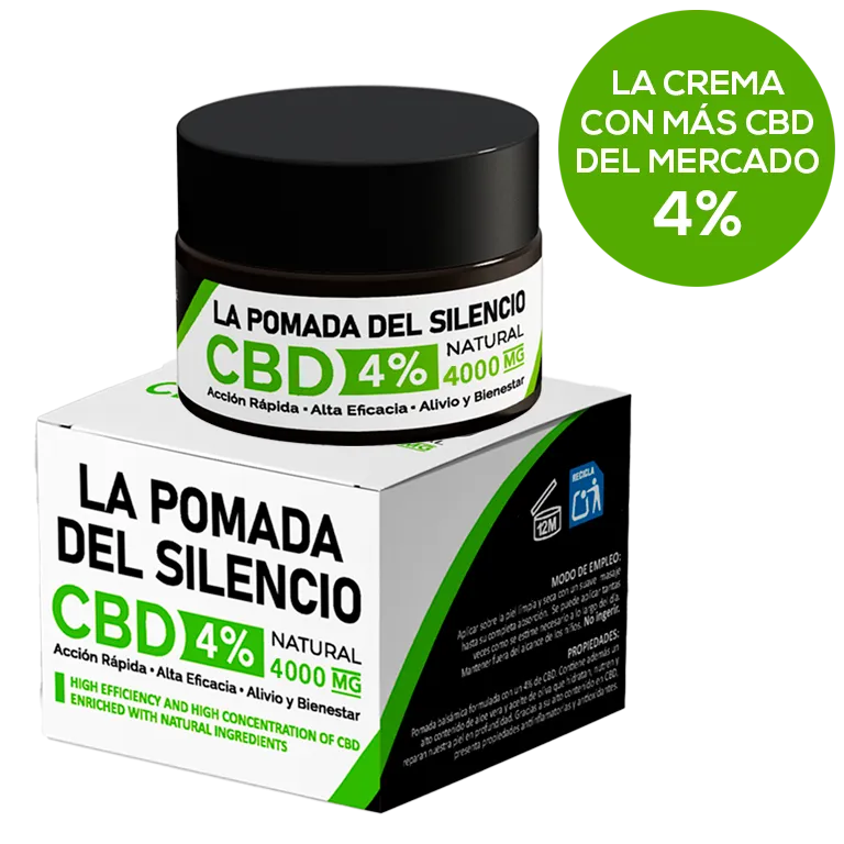 La Pomada del Silencio con CBD 4%      50 ml.
