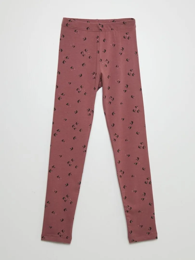 LEGGING LARGO ESTAMPADO  ROSA