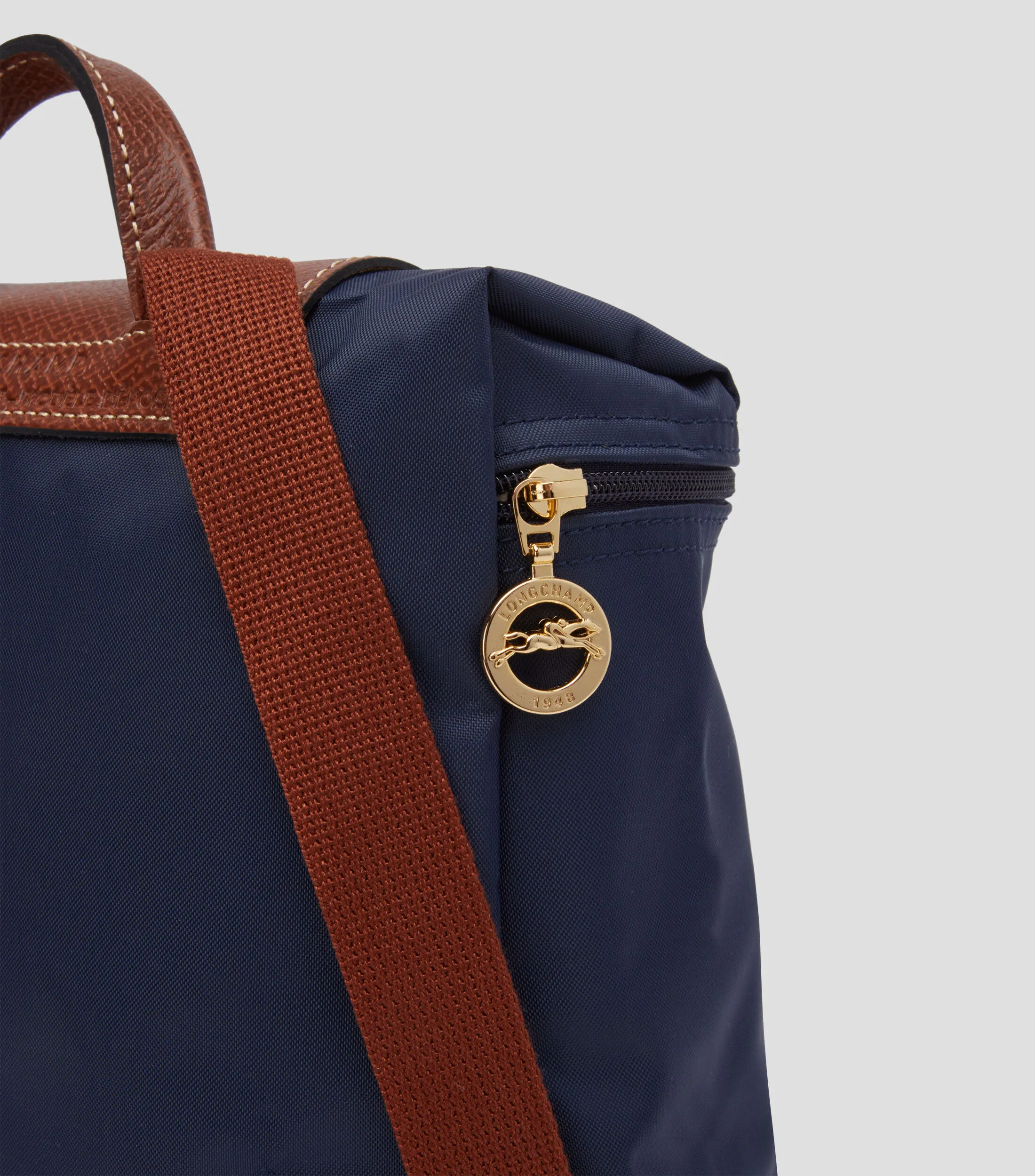 Longchamp Bolso Backpack Azul Mujer