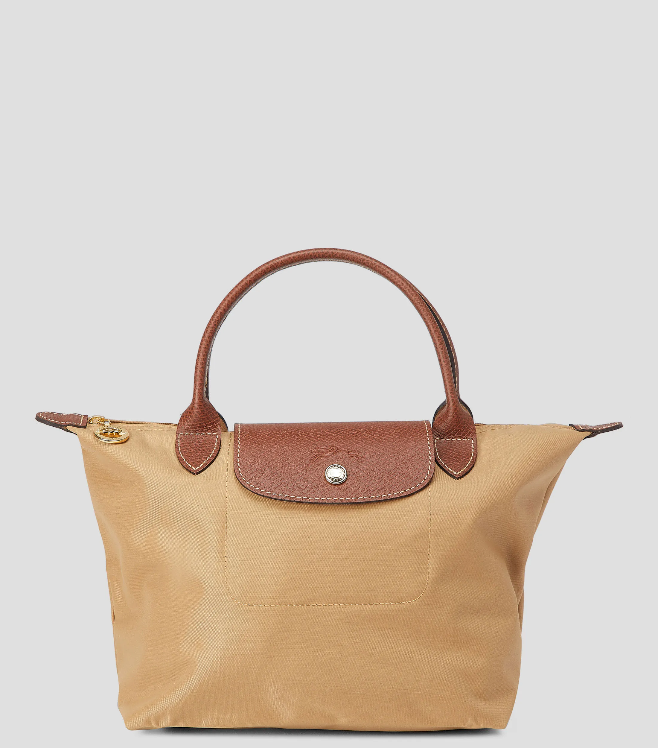 Longchamp Bolso satchel café Mujer