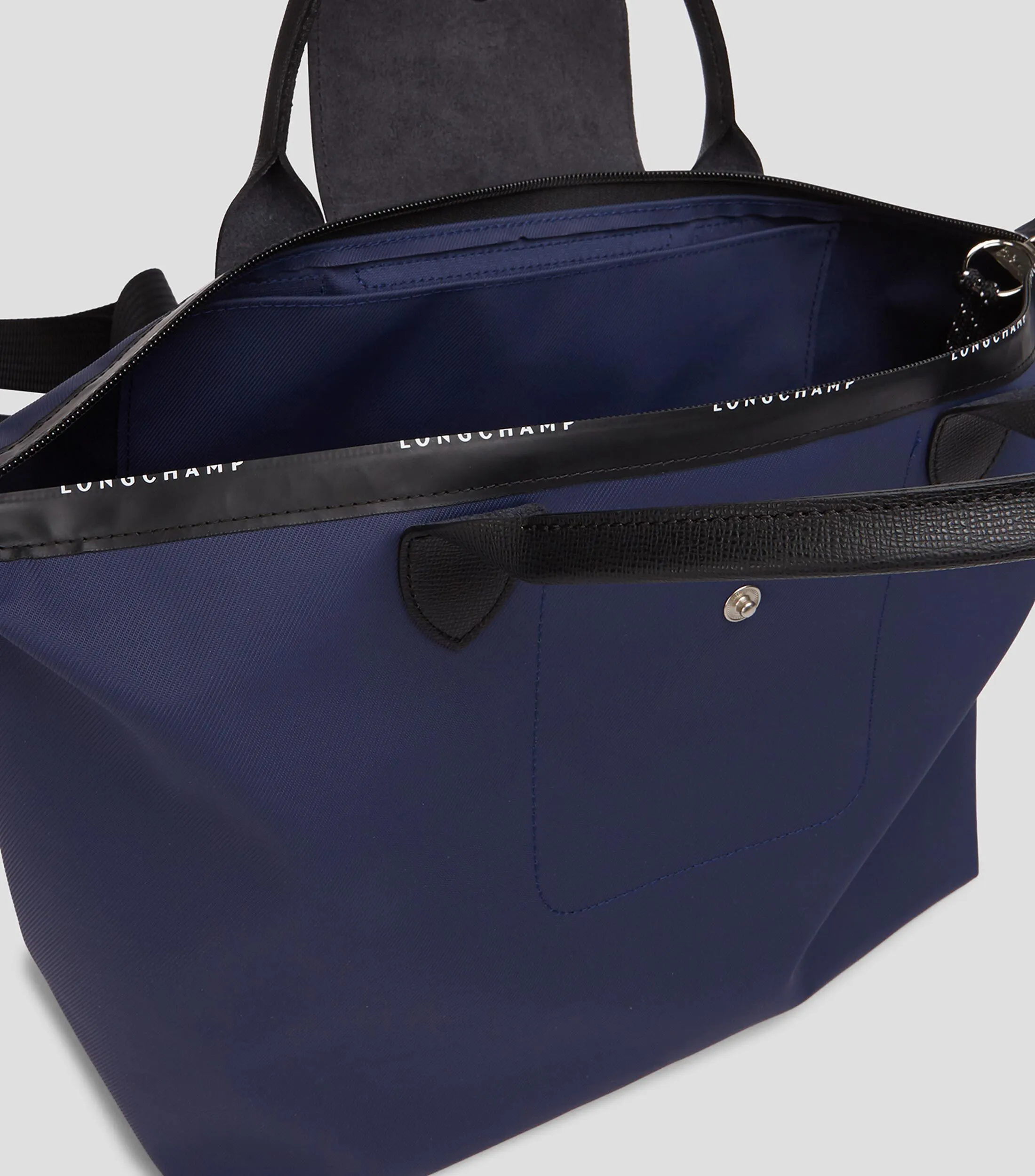 Longchamp Bolso tote azul marino Energy liso Mujer