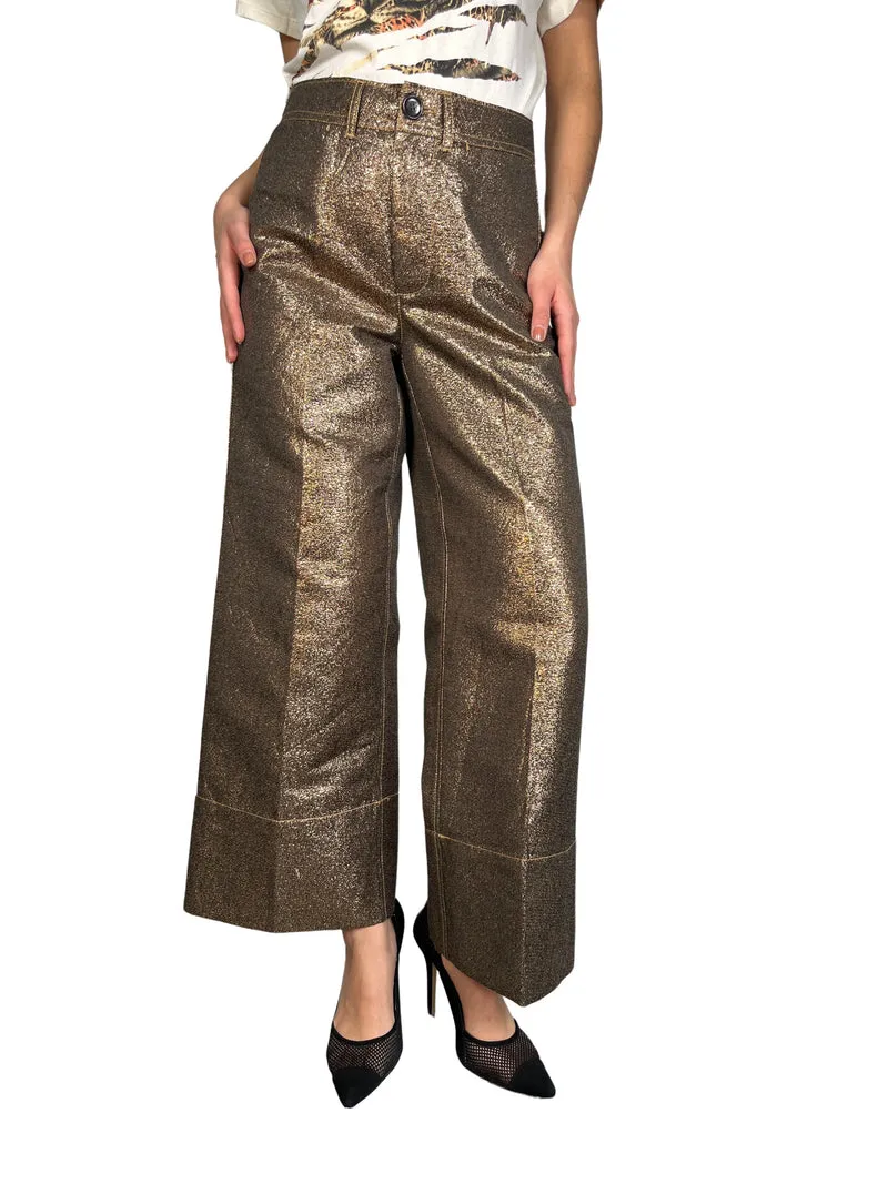 MADEWELL Pantalón Metalizado