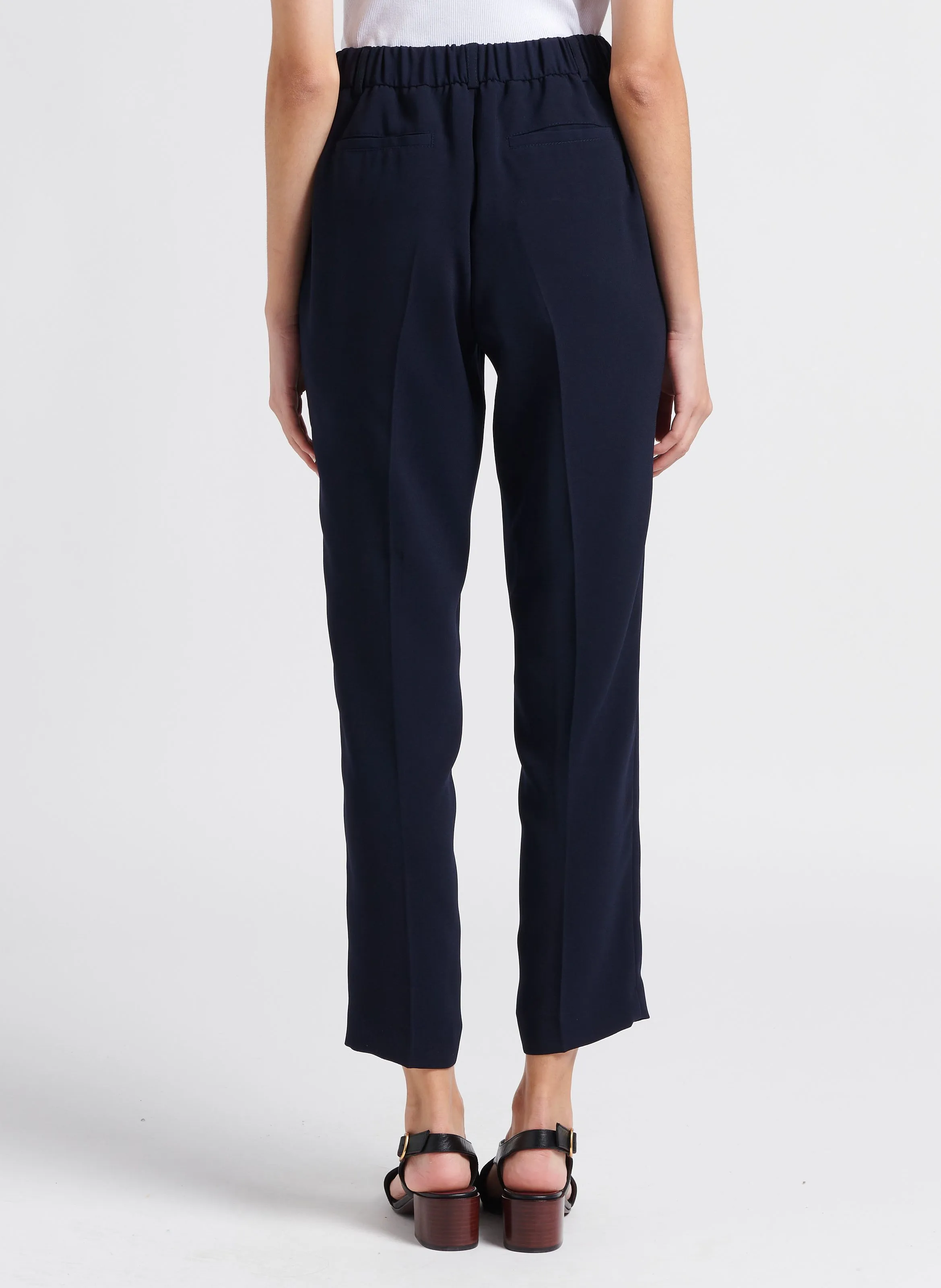 MAISON 123 SABIL  PANTALóN CHINO VAPOROSO EN AZUL