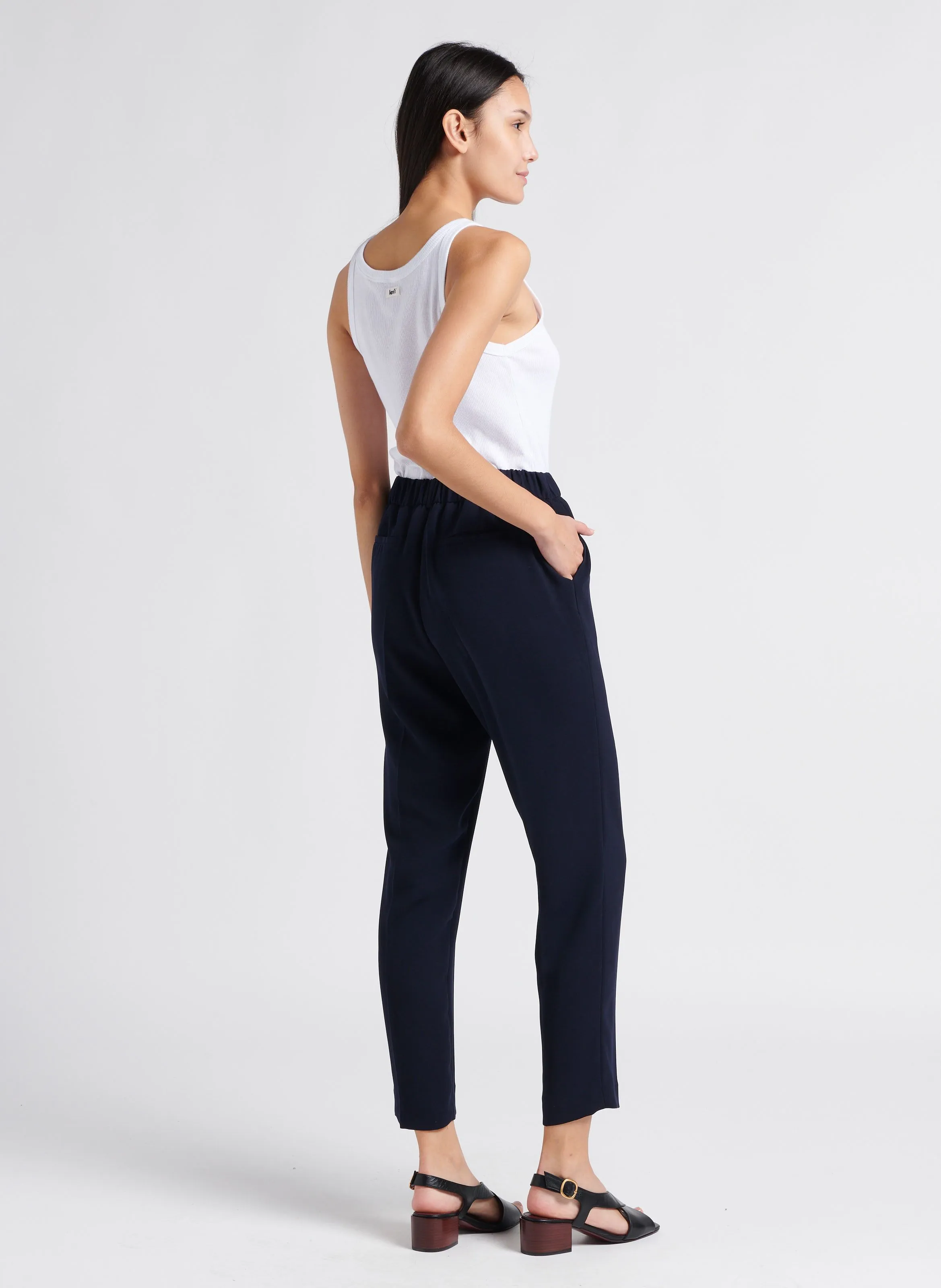 MAISON 123 SABIL  PANTALóN CHINO VAPOROSO EN AZUL
