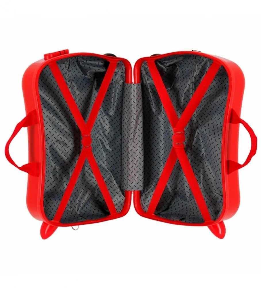 MALETA INFANTIL CARS SPEED TRAILS 2 RUEDAS MULTIDIRECCIONALES ROJO 38X50X20CM