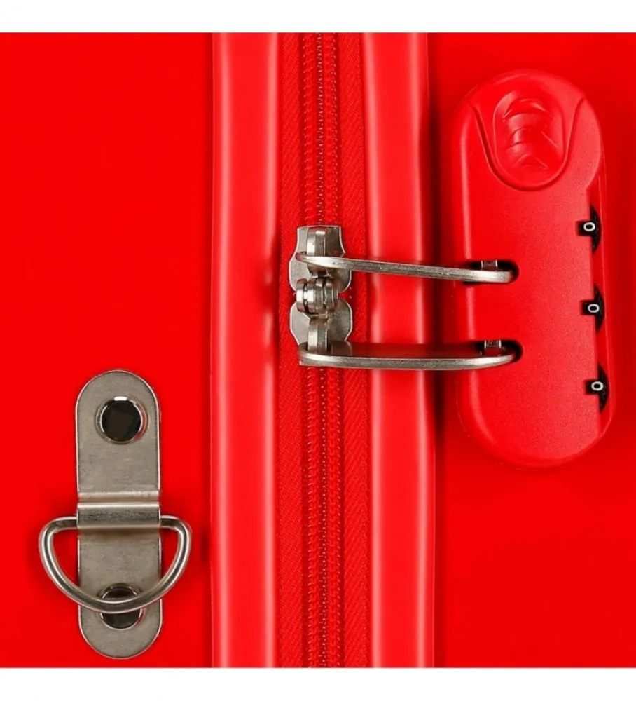 MALETA INFANTIL CARS SPEED TRAILS 2 RUEDAS MULTIDIRECCIONALES ROJO 38X50X20CM