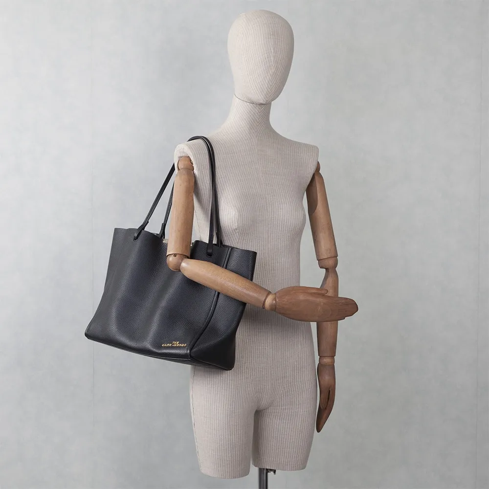 Marc Jacobs Bolso Tote Kiss Lock Negro