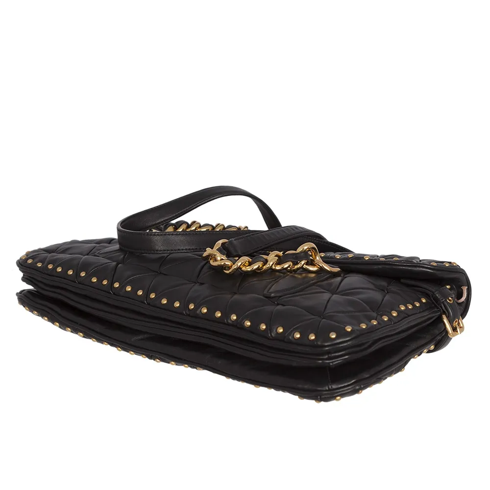 Miu Miu Bolso Acolchado Negro