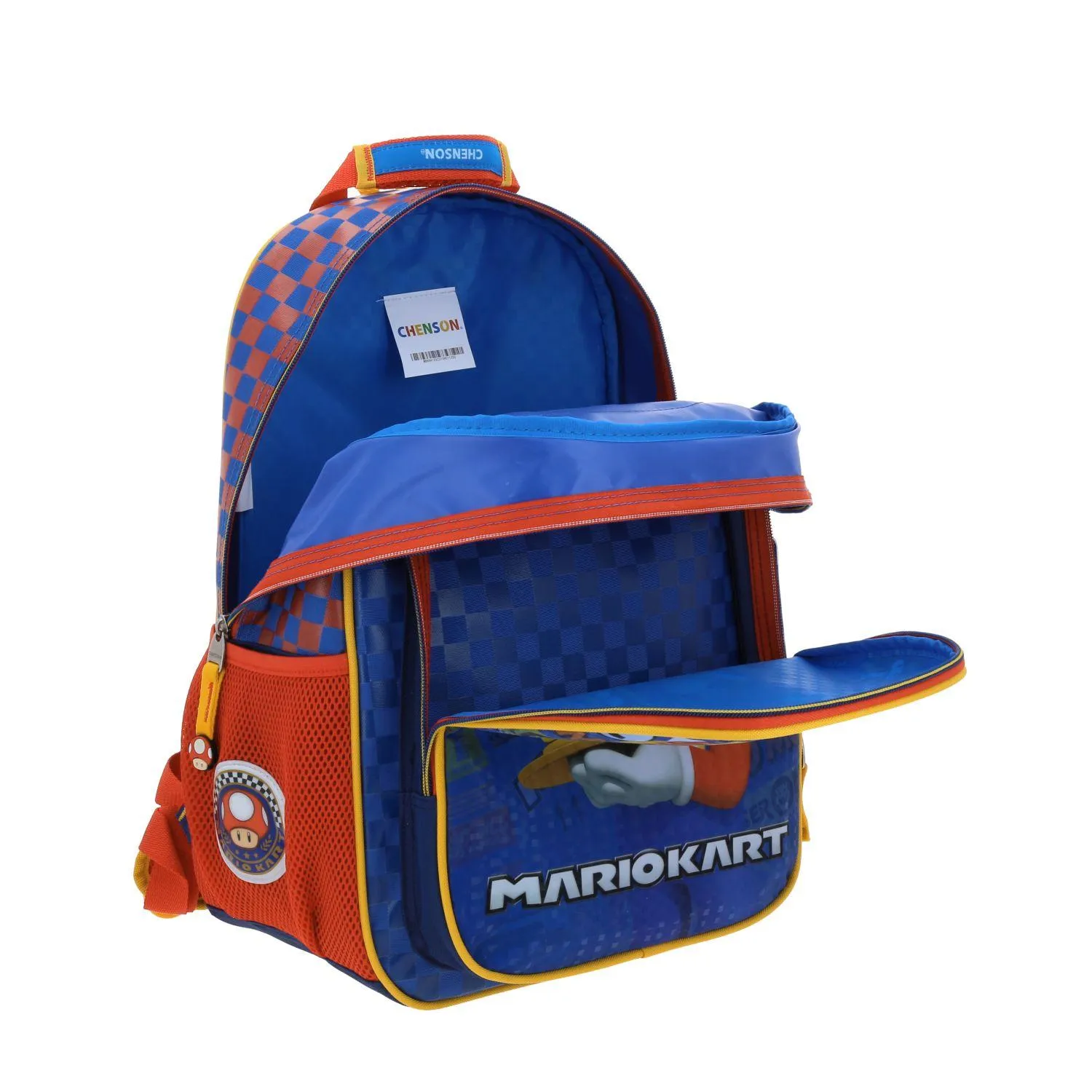 Mochila Azul Mario Bros Para Nio Chenson Veloz