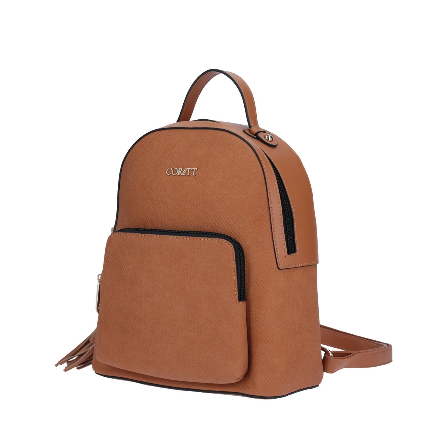 Mochila De Dama Corte Clásico Gorett Café