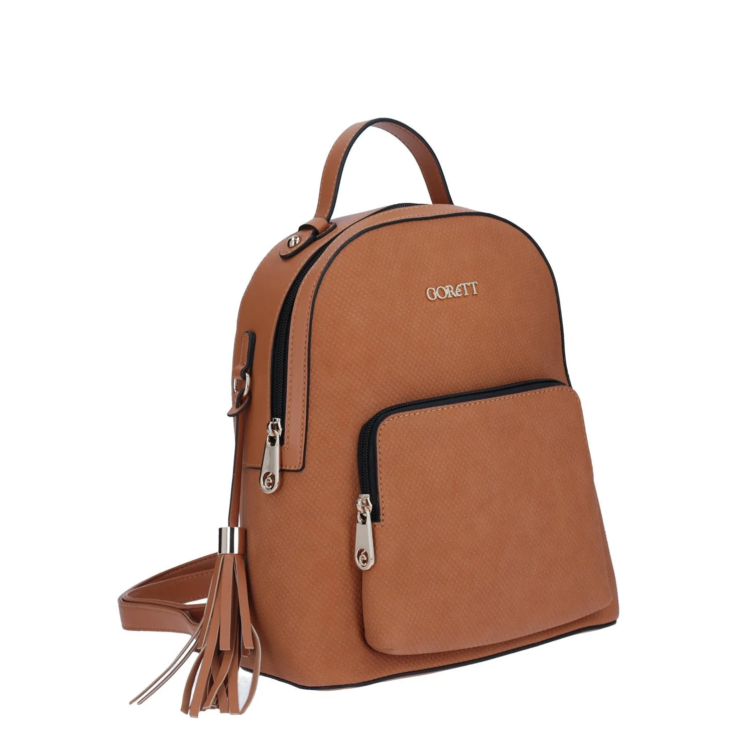 Mochila De Dama Corte Clásico Gorett Café