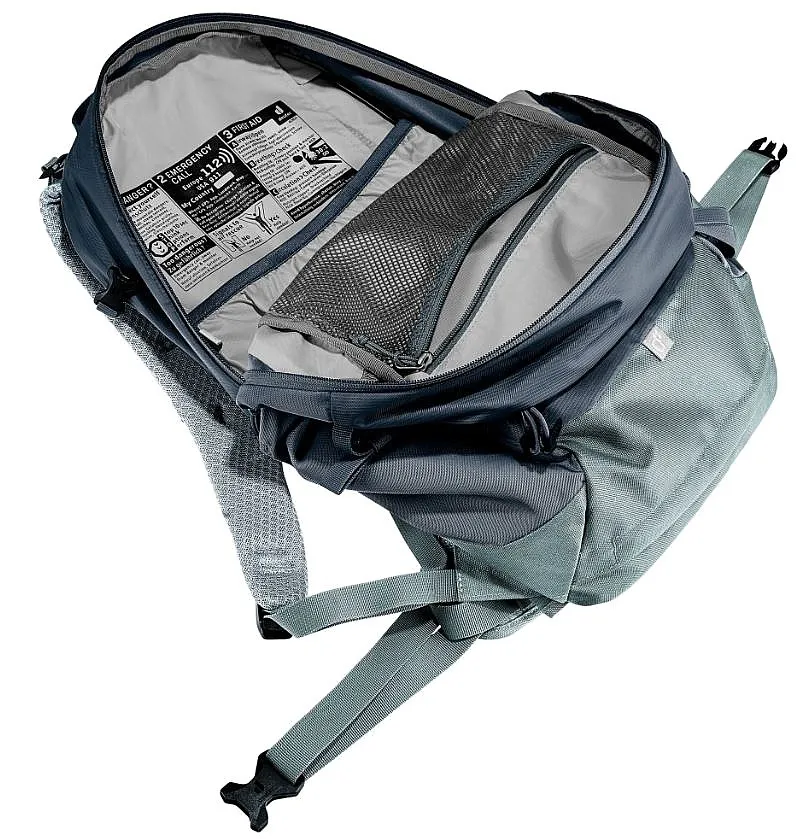 MOCHILA DEUTER TRAIL 25  BLACK/SHALE