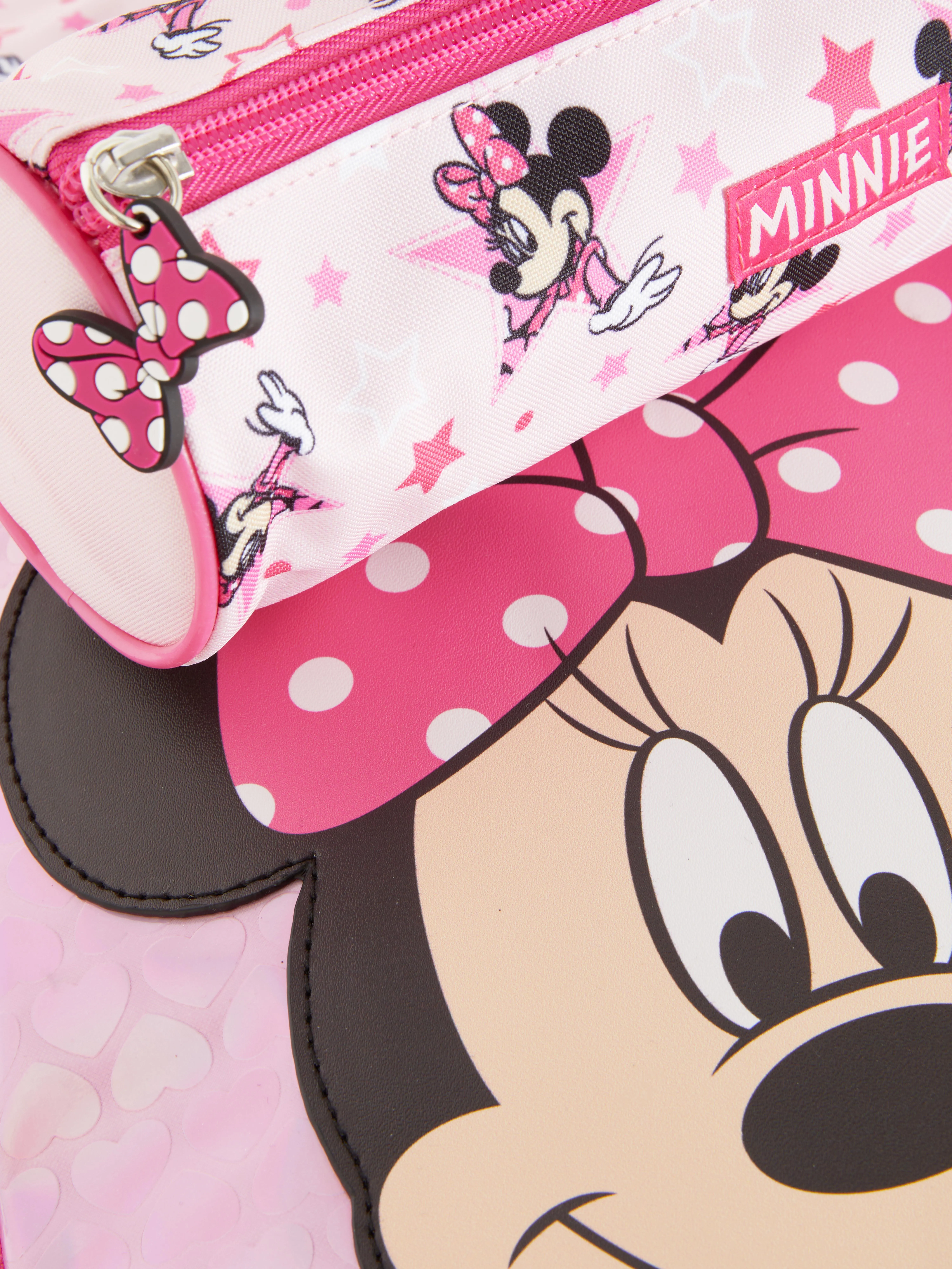Mochila escolar y estuche de Minnie Mouse de Disney