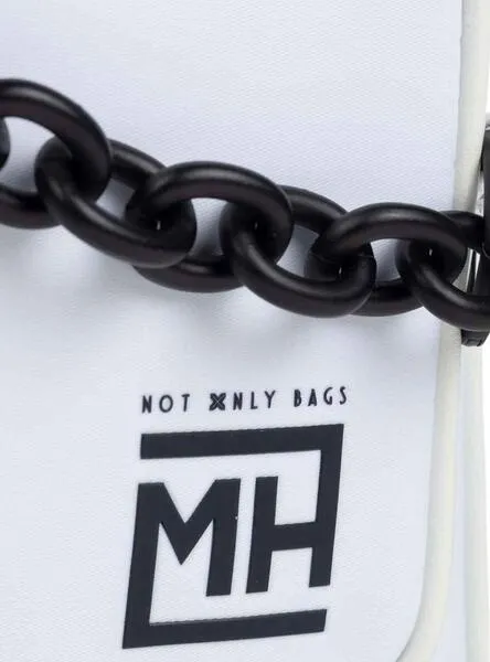 Mochila Munich Cadena Blanco Para Mujer