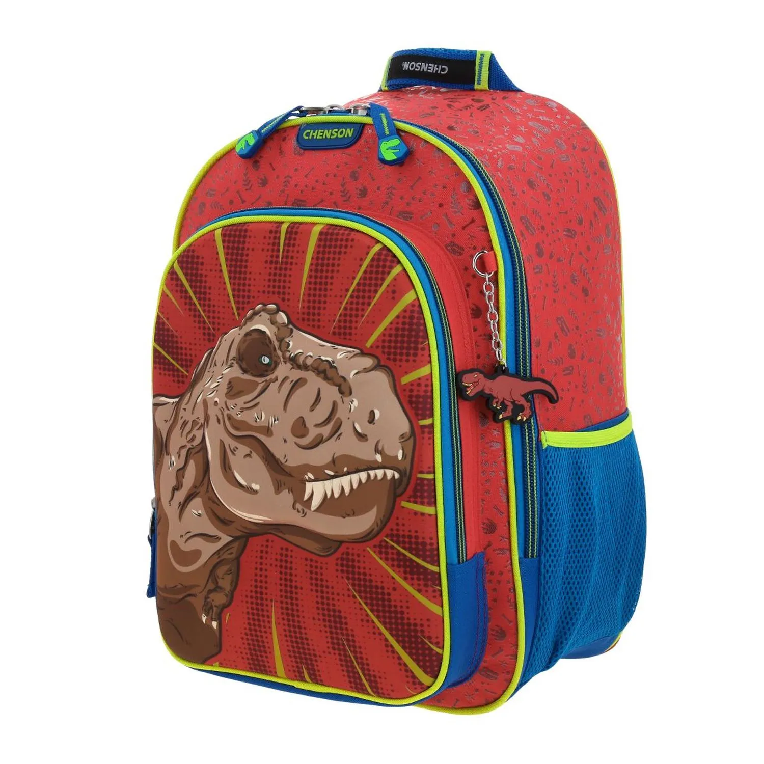 Mochila Roja De Dinosaurio Con Porta Tablet Para Nio Chenson Dicor