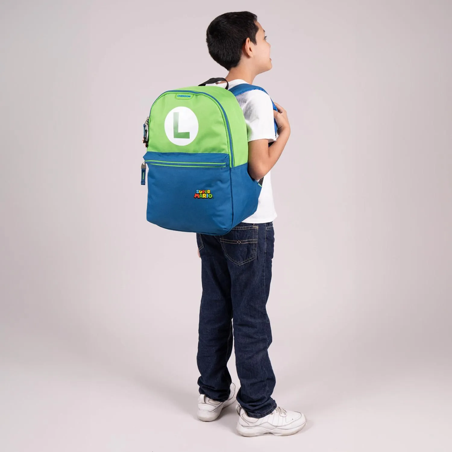 Mochila Verde De Luigi Para Nio Chenson Tonsky