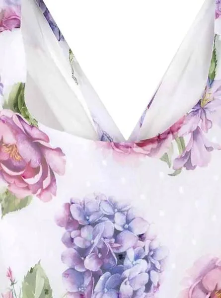 mono mayoral estampado espalda cruzada para niña