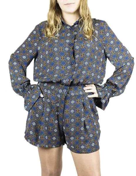 monoshort denny rose con botones