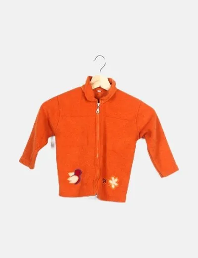 NoName Chaqueta naranja con cremallera