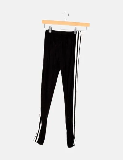 NoName Legging negro con ribetes