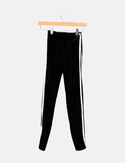 NoName Legging negro con ribetes