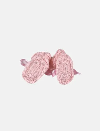 NoName Patucos lana rosa