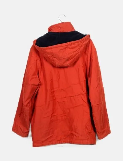 NS Chaqueta teja con gorro