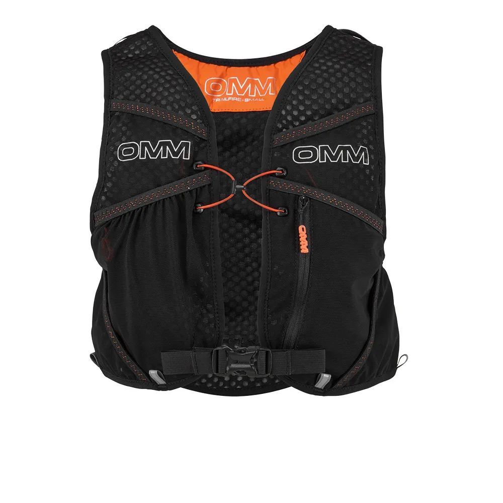OMM TRAILFIRE MOCHILA DE RUNNING CON 2 BOTELLAS FLEXI FLASK DE 350 ML (GRANDE)  SS24