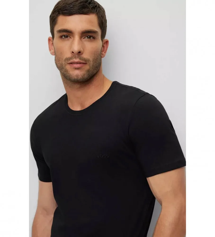 Pack 3 Camisetas RN Clásico negro