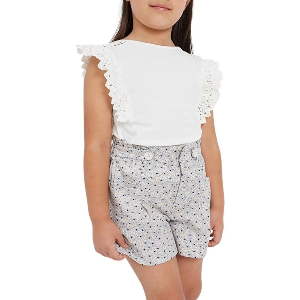 Pantalon corto estampado