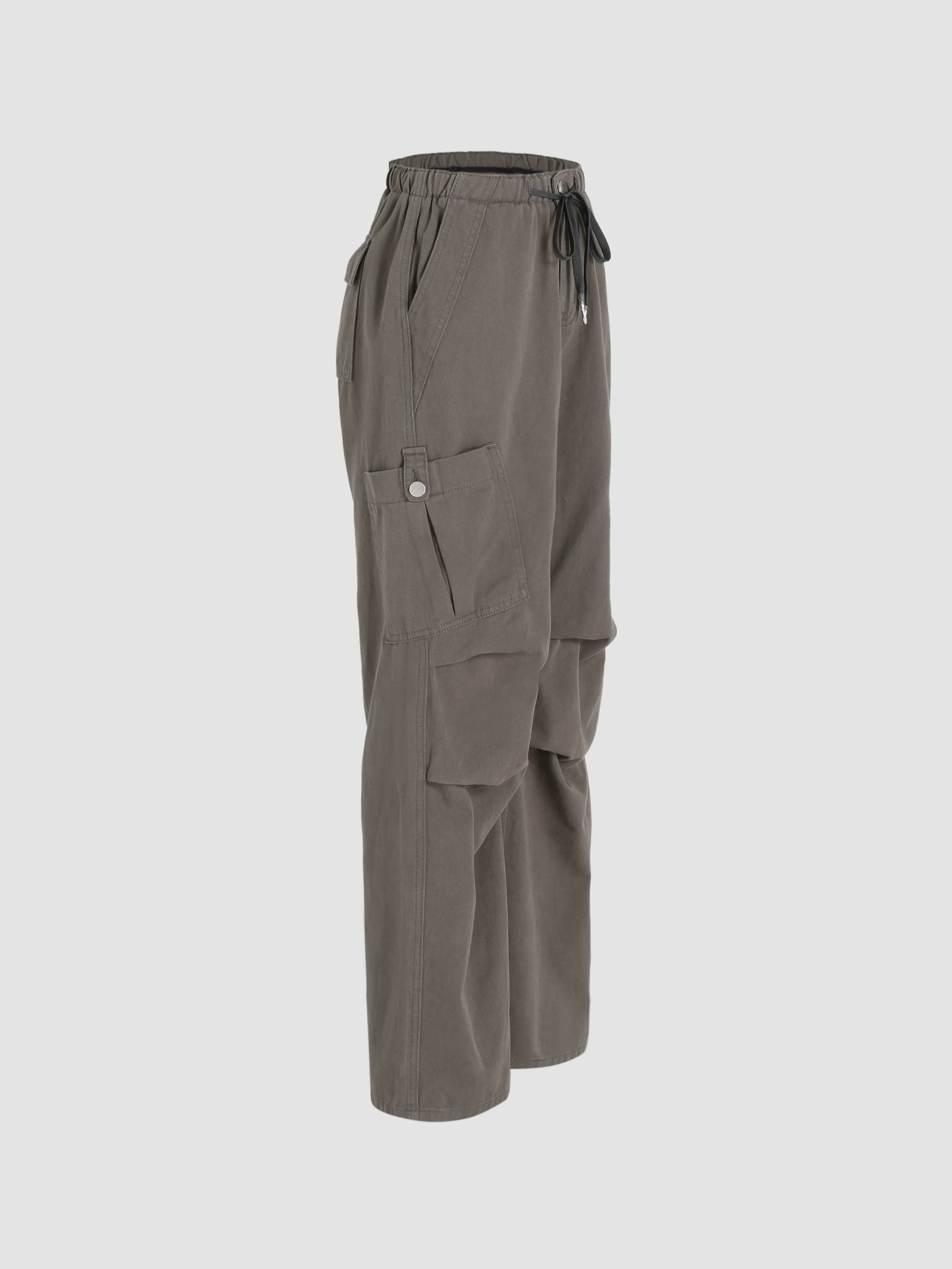  Pantalones Cargo de Denim con Cordón