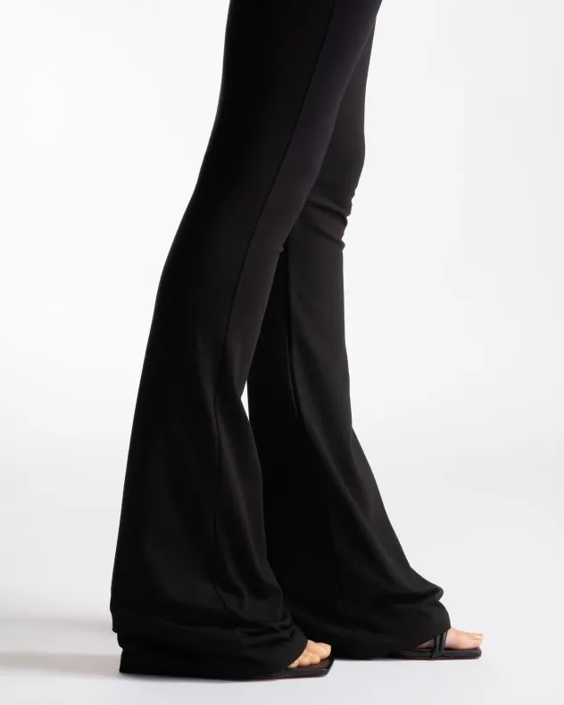 Pantalones fluidos Versace Jeans Couture 75HAA323 Negro