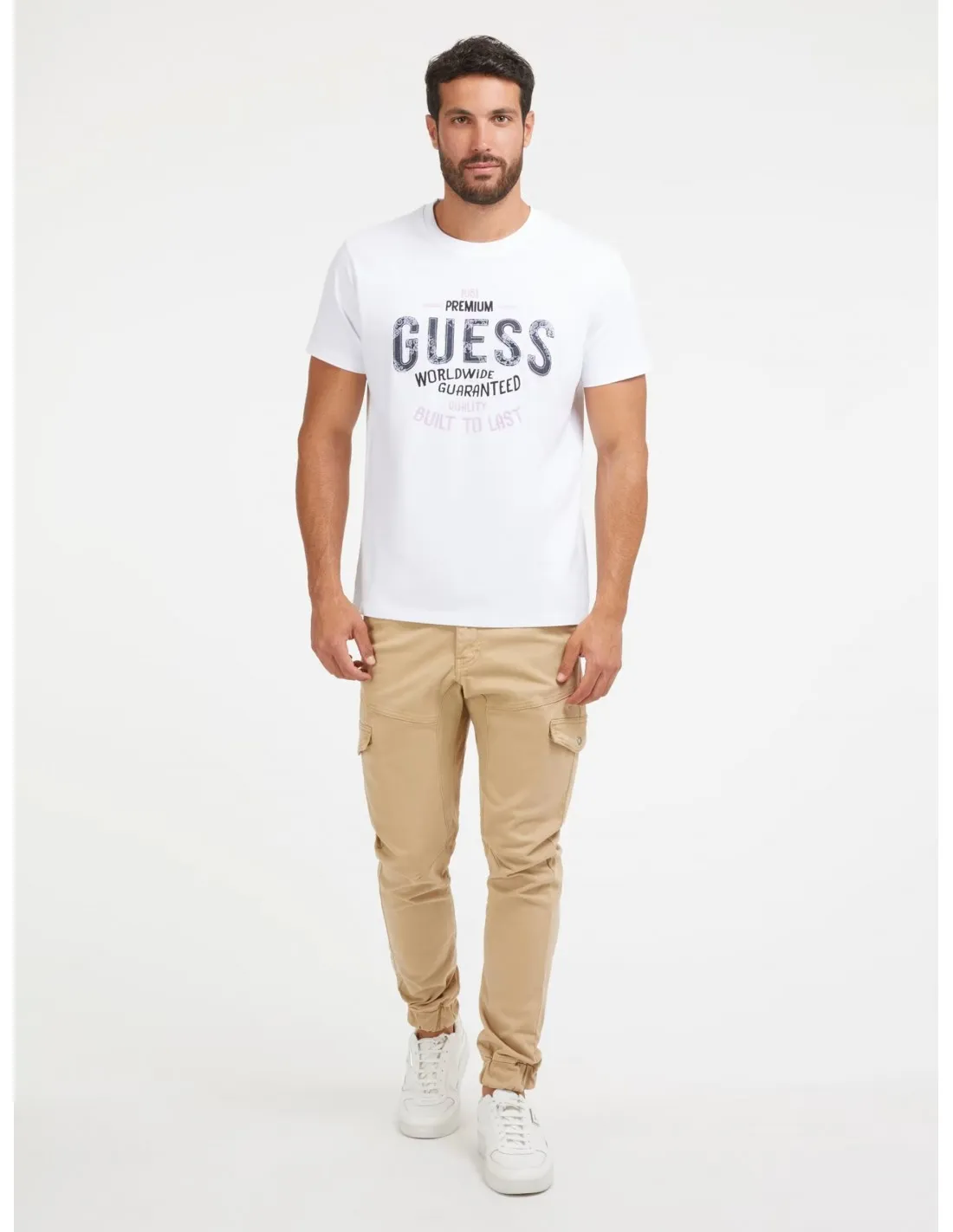 Pantalón cargo de talle bajo Guess