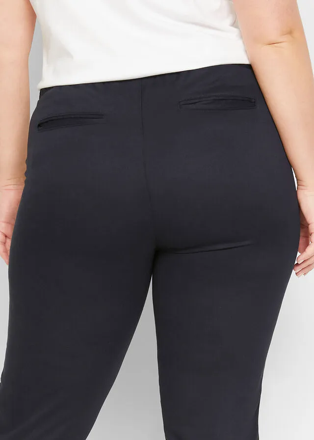 Pantalón con cinturilla elástica Negro