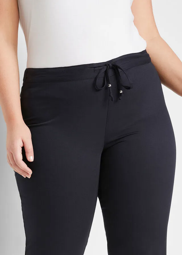 Pantalón con cinturilla elástica Negro