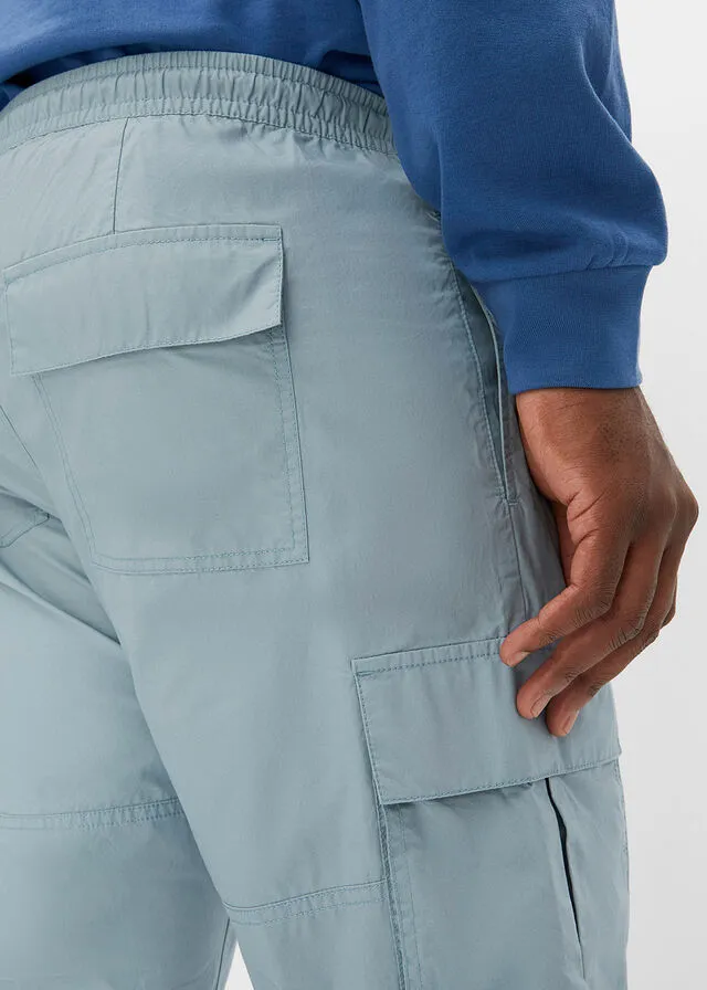 Pantalón con cinturilla elástica plomo