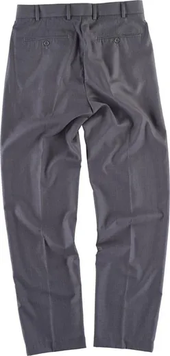 Pantalón de vestir de hombre con pinzas Gris
