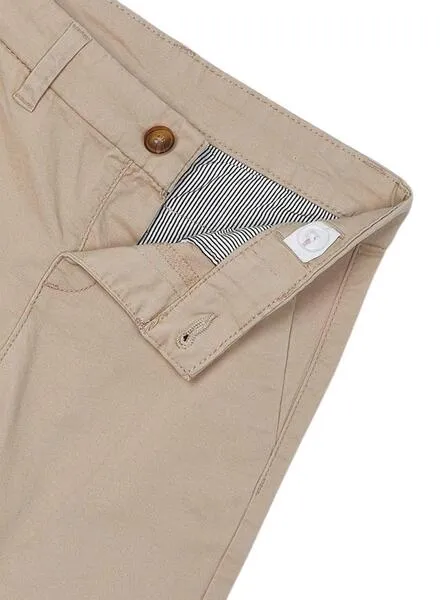 Pantalón Mayoral Chino Básico Slim Beige Para Niño