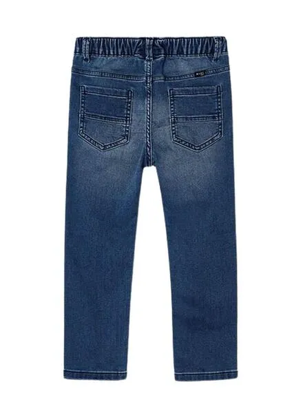 Pantalón Mayoral Soft Denim Jogger Medio Para Niño