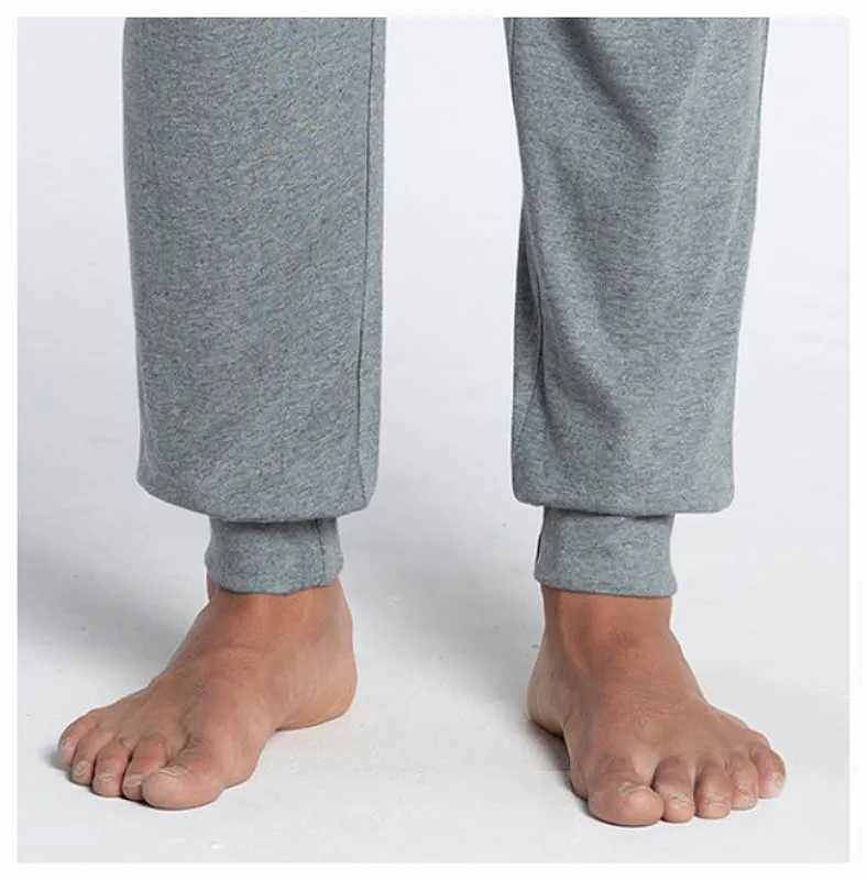 Pantalón Punto Blanco Organix en gris con puños atemporal