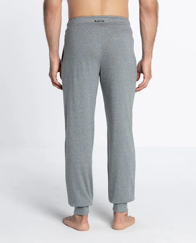 Pantalón Punto Blanco Organix en gris con puños atemporal