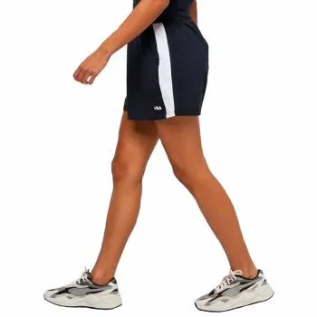 Pantalón Shorts corto FILA chica BADU SHORTS Ref. 687493 marino bandas laterales blanca