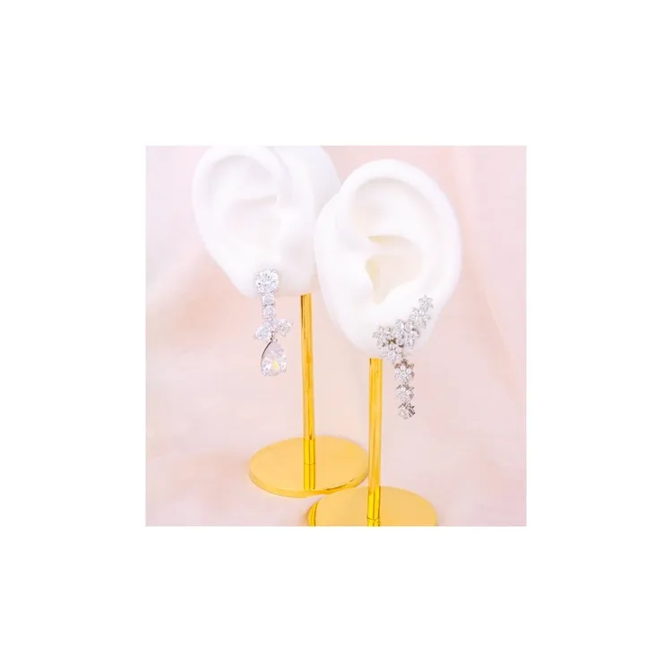 Pendientes Novia Trepadores con Rosetones