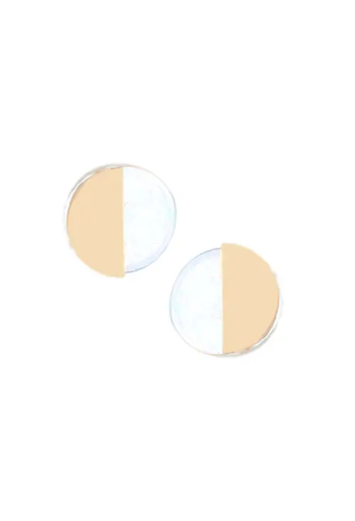 Pendientes oro 18K y nácar 030_2731