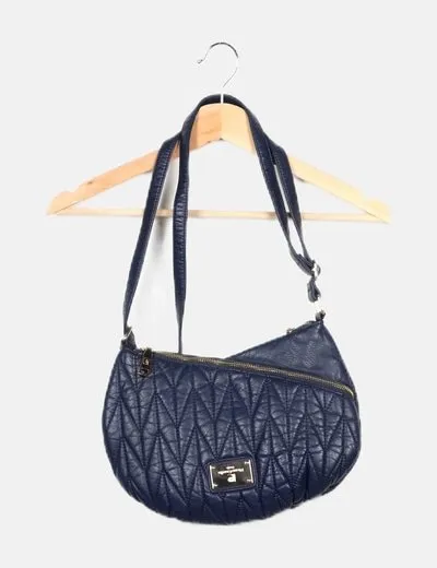 Pierre Cardin Bolso azul textura