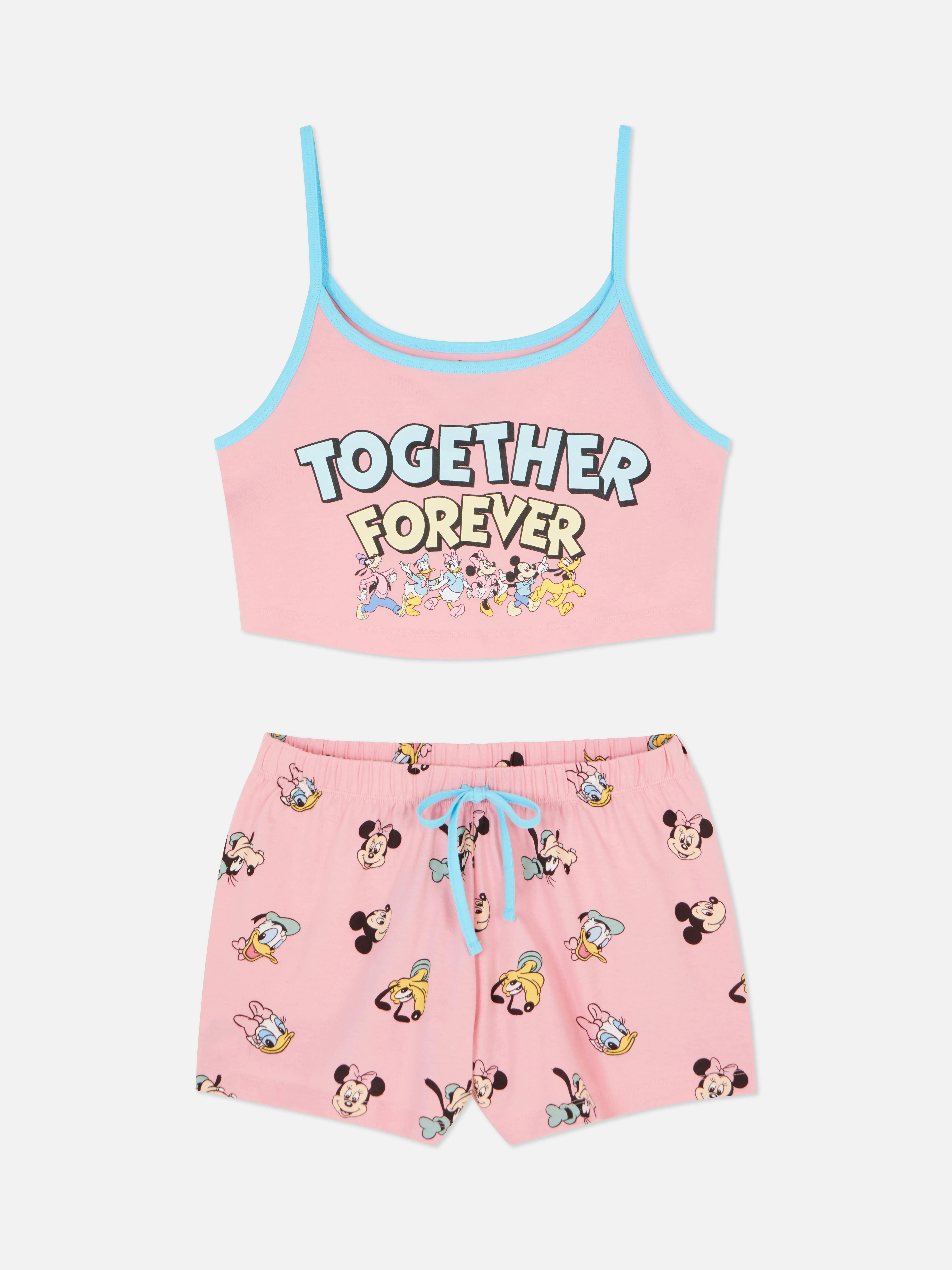 Pijama con camiseta corta de tirantes de Disney